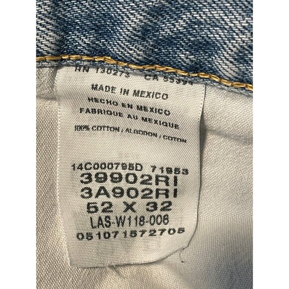 Wrangler jeans mens 51 x 32 Rugged Wear high rise tapered 39902RI blue - Picture 5 of 10